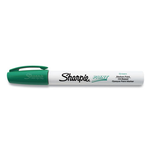 Sharpie® wholesale. SHARPIE Permanent Paint Marker, Medium Bullet Tip, Green, 12-pack. HSD Wholesale: Janitorial Supplies, Breakroom Supplies, Office Supplies.