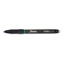 Sharpie® S-Gel™ wholesale. SHARPIE S-gel Retractable Gel Pen, Medium 0.7 Mm, Green Ink, Green Barrel, Dozen. HSD Wholesale: Janitorial Supplies, Breakroom Supplies, Office Supplies.
