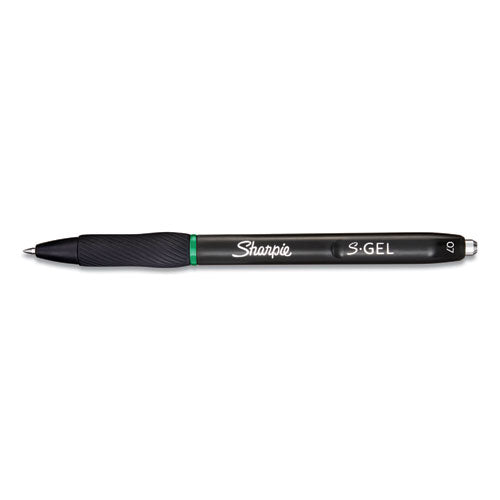 Sharpie® S-Gel™ wholesale. SHARPIE S-gel Retractable Gel Pen, Medium 0.7 Mm, Green Ink, Green Barrel, Dozen. HSD Wholesale: Janitorial Supplies, Breakroom Supplies, Office Supplies.