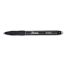 Sharpie® S-Gel™ wholesale. SHARPIE S-gel Retractable Gel Pen, Medium 0.7 Mm, Purple Ink, Purple Barrel, Dozen. HSD Wholesale: Janitorial Supplies, Breakroom Supplies, Office Supplies.