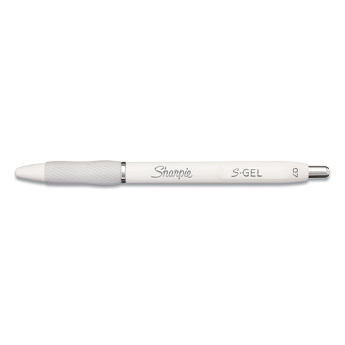 Sharpie® S-Gel™ wholesale. SHARPIE Fashion Barrel Pen, Medium 0.7 Mm, Black Ink, Pearl White Barrel, Dozen. HSD Wholesale: Janitorial Supplies, Breakroom Supplies, Office Supplies.