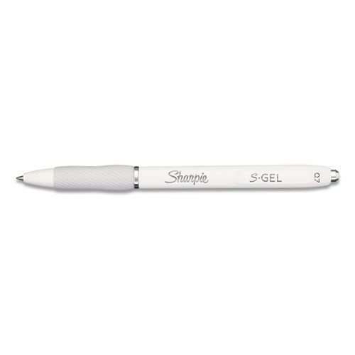 Sharpie® S-Gel™ wholesale. SHARPIE Fashion Barrel Pen, Medium 0.7 Mm, Black Ink, Pearl White Barrel, Dozen. HSD Wholesale: Janitorial Supplies, Breakroom Supplies, Office Supplies.