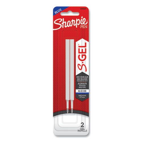 Sharpie® S-Gel™ wholesale. SHARPIE S-gel 0.7 Mm Pen Refills, Medium Point, Blue Ink, 2-pack. HSD Wholesale: Janitorial Supplies, Breakroom Supplies, Office Supplies.