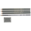 Prismacolor® wholesale. Scholar Graphite Pencil Set, 2 Mm, Assorted Lead Hardness Ratings, Black Lead, Dark Green Barrel, 4-set. HSD Wholesale: Janitorial Supplies, Breakroom Supplies, Office Supplies.
