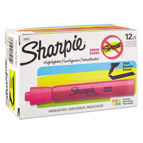Sharpie® wholesale. SHARPIE Tank Style Highlighters, Chisel Tip, Assorted Colors, Dozen. HSD Wholesale: Janitorial Supplies, Breakroom Supplies, Office Supplies.