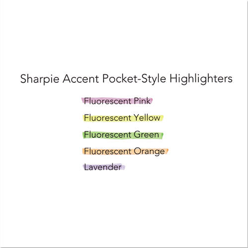 Sharpie® wholesale. SHARPIE Pocket Style Highlighters, Chisel Tip, Fluorescent Yellow, Dozen. HSD Wholesale: Janitorial Supplies, Breakroom Supplies, Office Supplies.
