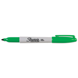 Sharpie® wholesale. SHARPIE Fine Tip Permanent Marker, Green, Dozen. HSD Wholesale: Janitorial Supplies, Breakroom Supplies, Office Supplies.