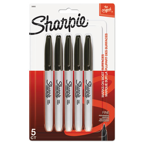 Sharpie® wholesale. SHARPIE Fine Tip Permanent Marker, Black, 5-pack. HSD Wholesale: Janitorial Supplies, Breakroom Supplies, Office Supplies.