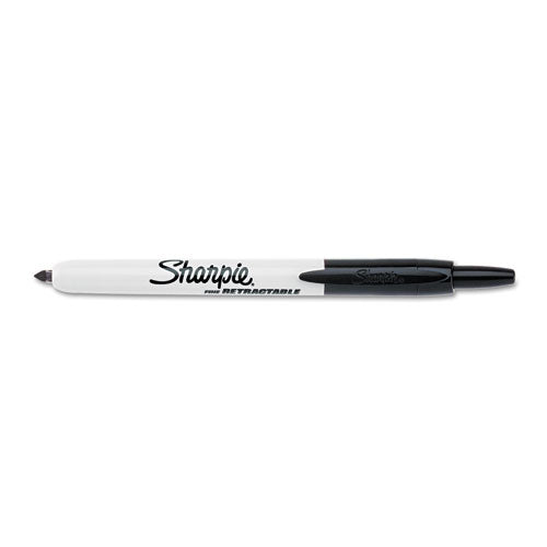 Sharpie® wholesale. SHARPIE Retractable Permanent Marker, Fine Bullet Tip, Black. HSD Wholesale: Janitorial Supplies, Breakroom Supplies, Office Supplies.