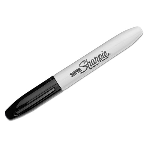 Sharpie® wholesale. SHARPIE Super Permanent Marker, Fine Bullet Tip, Black, Dozen. HSD Wholesale: Janitorial Supplies, Breakroom Supplies, Office Supplies.