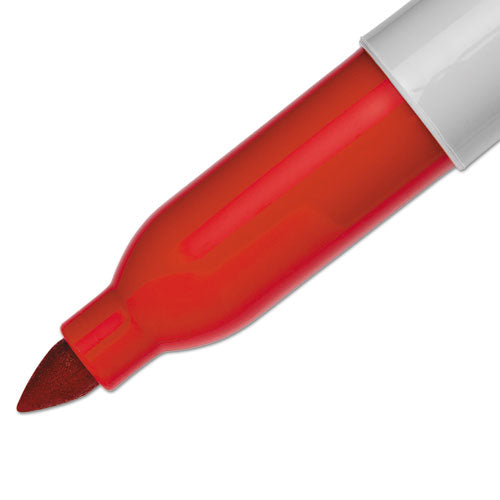 Sharpie® wholesale. SHARPIE Super Permanent Marker, Fine Bullet Tip, Red, Dozen. HSD Wholesale: Janitorial Supplies, Breakroom Supplies, Office Supplies.