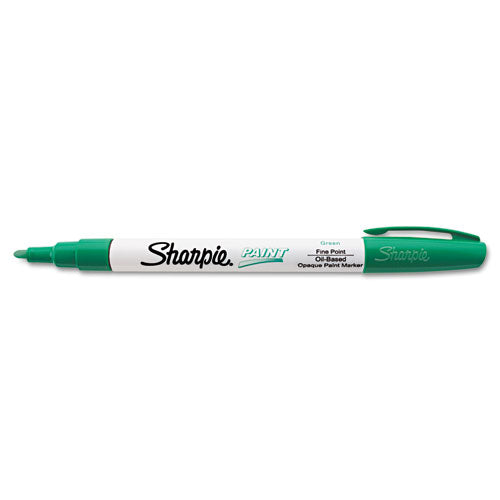 Sharpie® wholesale. SHARPIE Permanent Paint Marker, Fine Bullet Tip, Green. HSD Wholesale: Janitorial Supplies, Breakroom Supplies, Office Supplies.