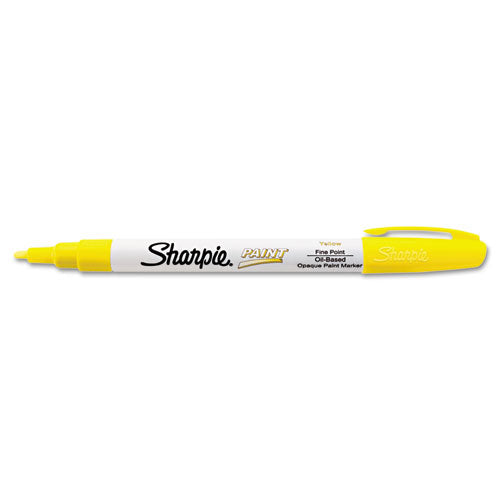 Sharpie® wholesale. SHARPIE Permanent Paint Marker, Fine Bullet Tip, Yellow. HSD Wholesale: Janitorial Supplies, Breakroom Supplies, Office Supplies.