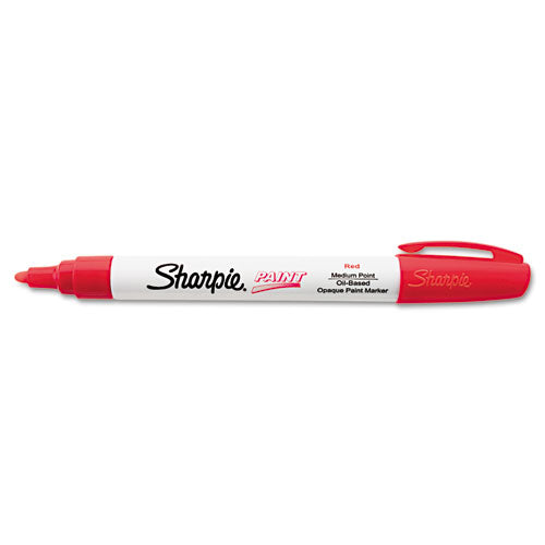 Sharpie® wholesale. SHARPIE Permanent Paint Marker, Medium Bullet Tip, Red. HSD Wholesale: Janitorial Supplies, Breakroom Supplies, Office Supplies.