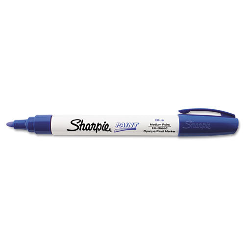 Sharpie® wholesale. SHARPIE Permanent Paint Marker, Medium Bullet Tip, Blue. HSD Wholesale: Janitorial Supplies, Breakroom Supplies, Office Supplies.