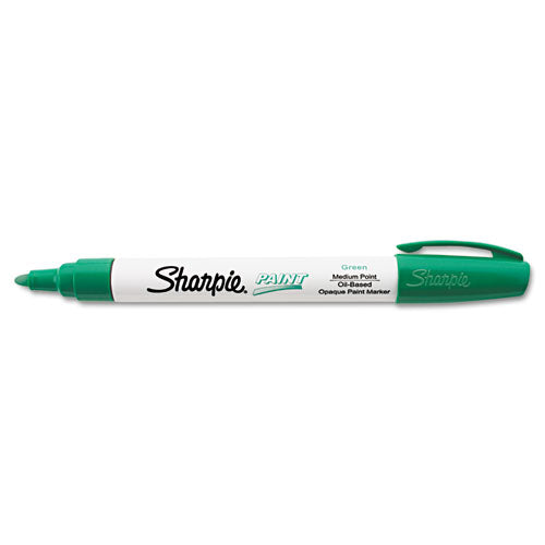 Sharpie® wholesale. SHARPIE Permanent Paint Marker, Medium Bullet Tip, Green. HSD Wholesale: Janitorial Supplies, Breakroom Supplies, Office Supplies.