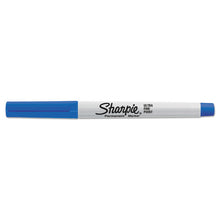 Load image into Gallery viewer, Sharpie® wholesale. SHARPIE Ultra Fine Tip Permanent Marker, Extra-fine Needle Tip, Blue, Dozen. HSD Wholesale: Janitorial Supplies, Breakroom Supplies, Office Supplies.