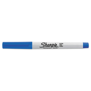 Sharpie® wholesale. SHARPIE Ultra Fine Tip Permanent Marker, Extra-fine Needle Tip, Blue, Dozen. HSD Wholesale: Janitorial Supplies, Breakroom Supplies, Office Supplies.