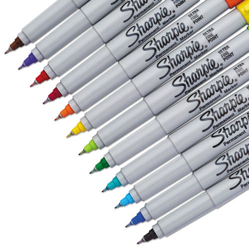 Sharpie® wholesale. SHARPIE Ultra Fine Tip Permanent Marker, Extra-fine Needle Tip, Assorted Colors, Dozen. HSD Wholesale: Janitorial Supplies, Breakroom Supplies, Office Supplies.