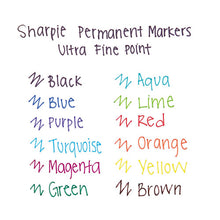 Load image into Gallery viewer, Sharpie® wholesale. SHARPIE Ultra Fine Tip Permanent Marker, Extra-fine Needle Tip, Black, 5-pack. HSD Wholesale: Janitorial Supplies, Breakroom Supplies, Office Supplies.