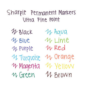 Sharpie® wholesale. SHARPIE Ultra Fine Tip Permanent Marker, Extra-fine Needle Tip, Black, 5-pack. HSD Wholesale: Janitorial Supplies, Breakroom Supplies, Office Supplies.