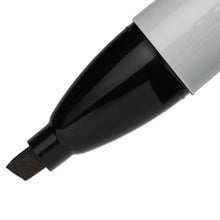 Load image into Gallery viewer, Sharpie® wholesale. SHARPIE Chisel Tip Permanent Marker, Medium, Black, Dozen. HSD Wholesale: Janitorial Supplies, Breakroom Supplies, Office Supplies.