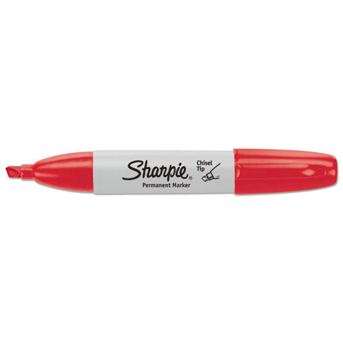 Sharpie® wholesale. SHARPIE Chisel Tip Permanent Marker, Medium, Red, Dozen. HSD Wholesale: Janitorial Supplies, Breakroom Supplies, Office Supplies.