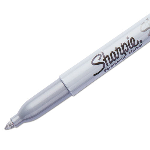 Sharpie® wholesale. SHARPIE Metallic Fine Point Permanent Markers, Bullet Tip, Silver, 4-pack. HSD Wholesale: Janitorial Supplies, Breakroom Supplies, Office Supplies.