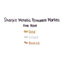 Sharpie® wholesale. SHARPIE Metallic Fine Point Permanent Markers, Bullet Tip, Silver, 4-pack. HSD Wholesale: Janitorial Supplies, Breakroom Supplies, Office Supplies.