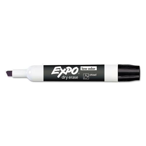 EXPO® wholesale. Low-odor Dry-erase Marker, Broad Chisel Tip, Black, Dozen. HSD Wholesale: Janitorial Supplies, Breakroom Supplies, Office Supplies.