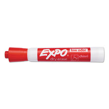 Load image into Gallery viewer, EXPO® wholesale. Low-odor Dry-erase Marker, Broad Chisel Tip, Red, Dozen. HSD Wholesale: Janitorial Supplies, Breakroom Supplies, Office Supplies.