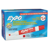 EXPO® wholesale. Low-odor Dry-erase Marker, Broad Chisel Tip, Red, Dozen. HSD Wholesale: Janitorial Supplies, Breakroom Supplies, Office Supplies.