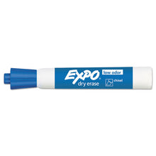 Load image into Gallery viewer, EXPO® wholesale. Low-odor Dry-erase Marker, Broad Chisel Tip, Blue, Dozen. HSD Wholesale: Janitorial Supplies, Breakroom Supplies, Office Supplies.