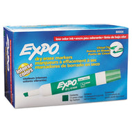 EXPO® wholesale. Low-odor Dry-erase Marker, Broad Chisel Tip, Green, Dozen. HSD Wholesale: Janitorial Supplies, Breakroom Supplies, Office Supplies.