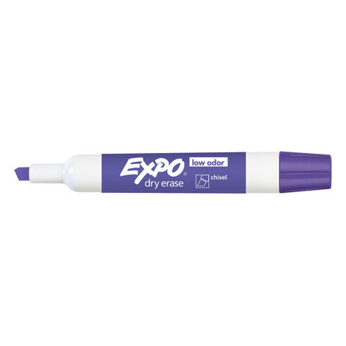 EXPO® wholesale. Low-odor Dry-erase Marker, Broad Chisel Tip, Purple. HSD Wholesale: Janitorial Supplies, Breakroom Supplies, Office Supplies.