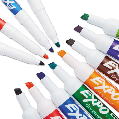 EXPO® wholesale. Low-odor Dry Erase Marker, Eraser And Cleaner Kit, Assorted Tips, Assorted Colors, 12-set. HSD Wholesale: Janitorial Supplies, Breakroom Supplies, Office Supplies.