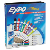 EXPO® wholesale. Low-odor Dry Erase Marker, Eraser And Cleaner Kit, Assorted Tips, Assorted Colors, 12-set. HSD Wholesale: Janitorial Supplies, Breakroom Supplies, Office Supplies.