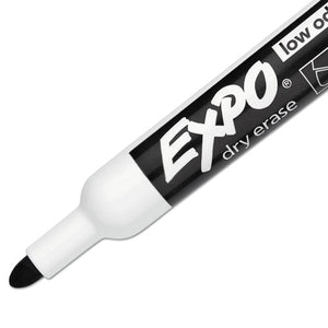 EXPO® wholesale. Low-odor Dry-erase Marker, Medium Bullet Tip, Black, Dozen. HSD Wholesale: Janitorial Supplies, Breakroom Supplies, Office Supplies.