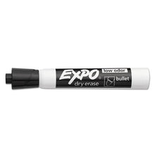 Load image into Gallery viewer, EXPO® wholesale. Low-odor Dry-erase Marker, Medium Bullet Tip, Black, Dozen. HSD Wholesale: Janitorial Supplies, Breakroom Supplies, Office Supplies.