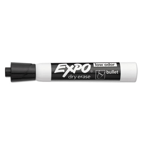 EXPO® wholesale. Low-odor Dry-erase Marker, Medium Bullet Tip, Black, Dozen. HSD Wholesale: Janitorial Supplies, Breakroom Supplies, Office Supplies.