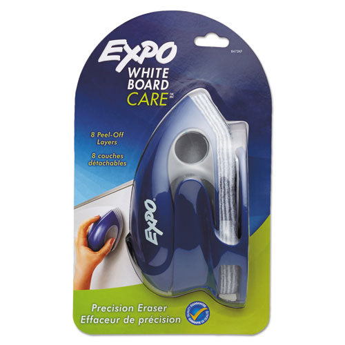 EXPO® wholesale. Dry Erase Precision Point Eraser With Replaceable Pad, 7.6" X 3.4" X 3.6". HSD Wholesale: Janitorial Supplies, Breakroom Supplies, Office Supplies.