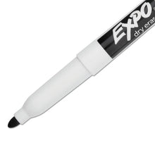 Load image into Gallery viewer, EXPO® wholesale. Low-odor Dry-erase Marker, Fine Bullet Tip, Black, Dozen. HSD Wholesale: Janitorial Supplies, Breakroom Supplies, Office Supplies.