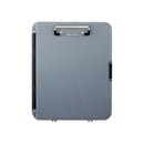 Saunders wholesale. Workmate Storage Clipboard, 1-2" Capacity, Holds 8 1-2w X 12h, Charcoal-gray. HSD Wholesale: Janitorial Supplies, Breakroom Supplies, Office Supplies.