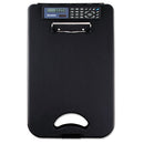Saunders wholesale. Deskmate Ii W-calculator, 1-2" Clip Cap, 8 1-2 X 12 Sheets, Black. HSD Wholesale: Janitorial Supplies, Breakroom Supplies, Office Supplies.