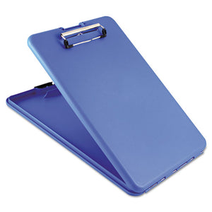 Saunders wholesale. Slimmate Storage Clipboard, 1-2" Clip Capacity, Holds 8 1-2 X 11 Sheets, Blue. HSD Wholesale: Janitorial Supplies, Breakroom Supplies, Office Supplies.