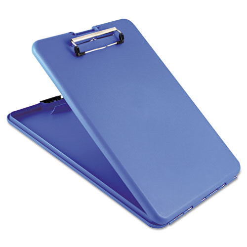Saunders wholesale. Slimmate Storage Clipboard, 1-2" Clip Capacity, Holds 8 1-2 X 11 Sheets, Blue. HSD Wholesale: Janitorial Supplies, Breakroom Supplies, Office Supplies.