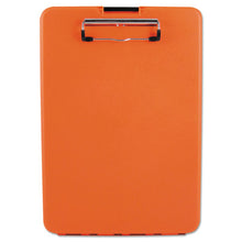 Load image into Gallery viewer, Saunders wholesale. Slimmate Storage Clipboard, 1-2&quot; Clip Capacity, 8 1-2 X 11 Sheets, Hi-vis Orange. HSD Wholesale: Janitorial Supplies, Breakroom Supplies, Office Supplies.