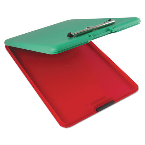 Saunders wholesale. Slimmate Show2know Safety Organizer, 1-2" Clip Cap, 9 X 11 3-4 Sheets, Red-green. HSD Wholesale: Janitorial Supplies, Breakroom Supplies, Office Supplies.