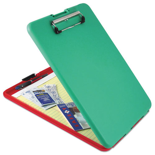 Saunders wholesale. Slimmate Show2know Safety Organizer, 1-2" Clip Cap, 9 X 11 3-4 Sheets, Red-green. HSD Wholesale: Janitorial Supplies, Breakroom Supplies, Office Supplies.