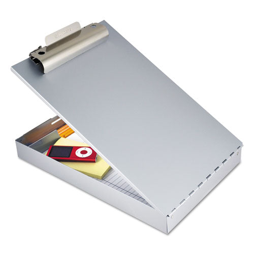 Saunders wholesale. Redi-rite Aluminum Storage Clipboard, 1" Clip Cap, Holds 8.5 X 12 Sheets, Silver. HSD Wholesale: Janitorial Supplies, Breakroom Supplies, Office Supplies.